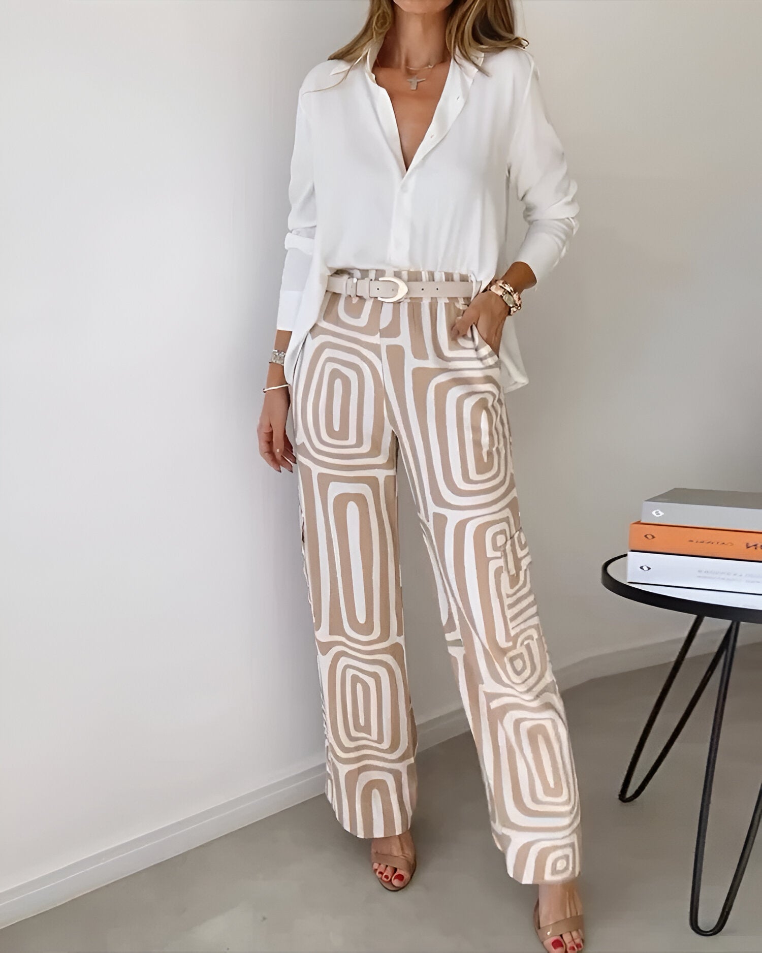 Candela | Elegancki Zestaw Dwuczęściowy (Darmowa Bluzka)