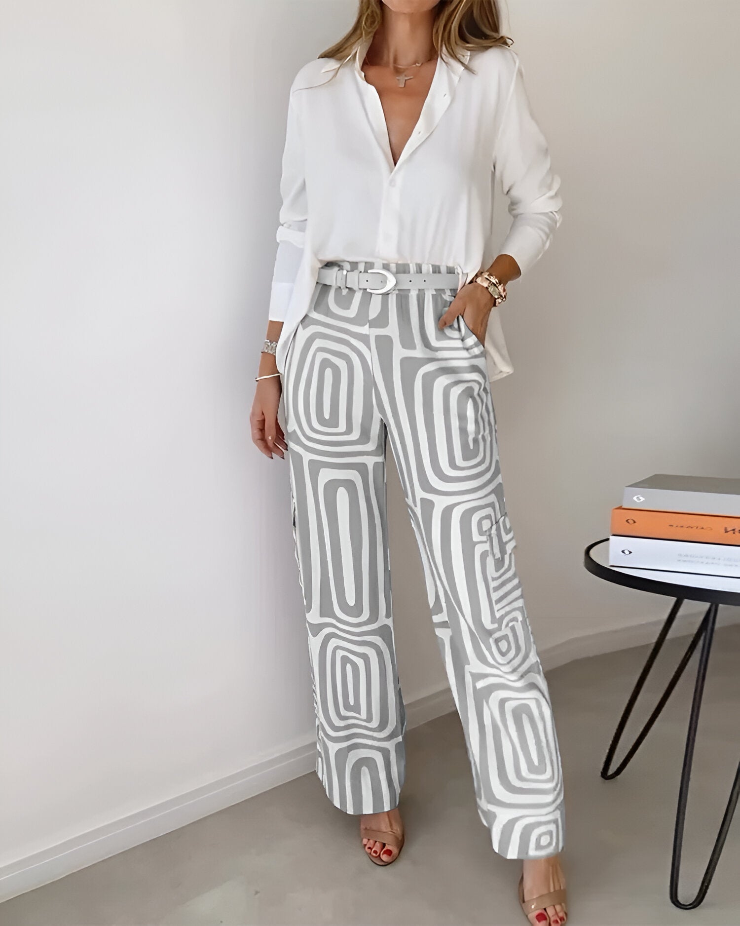 Candela | Elegancki Zestaw Dwuczęściowy (Darmowa Bluzka)
