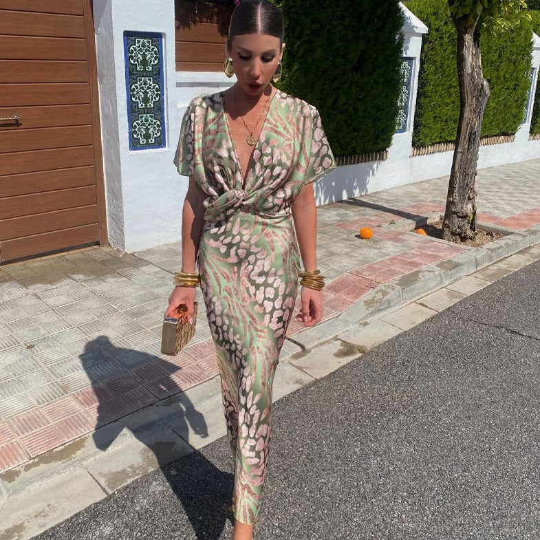 Cecily - Maxi sukienka z luksusowego weluru