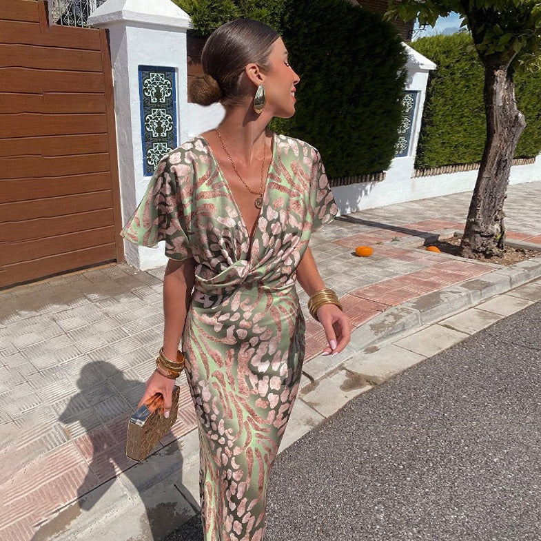 Cecily - Maxi sukienka z luksusowego weluru