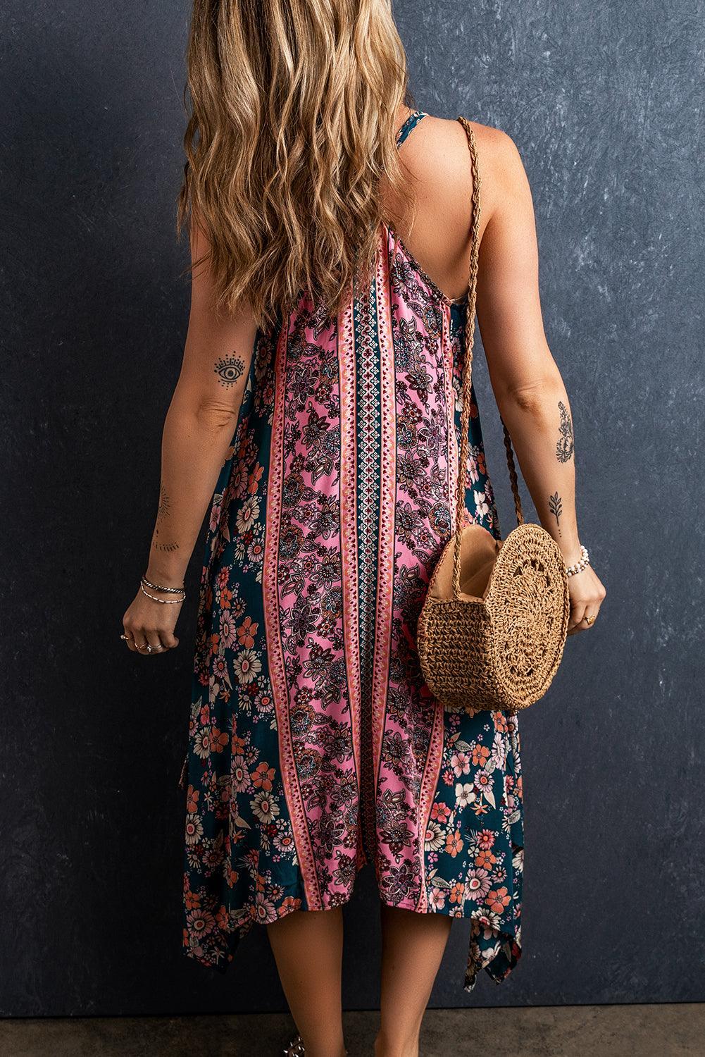 Mila™ | Boho Sukienka z Wzorem Patchwork